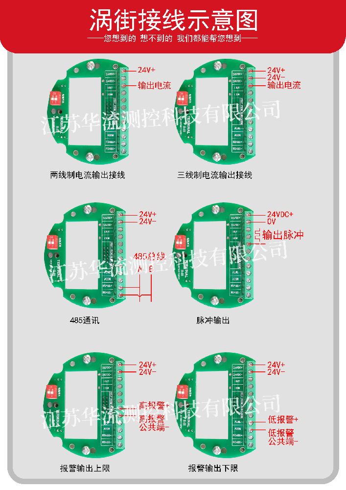渦街流量計(jì)常見(jiàn)的接線(xiàn)，你知道嗎